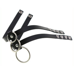 Joy Jewels Ras de cou Tri Rings Noir